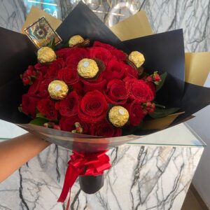 Bouquet Grande con Ferreros