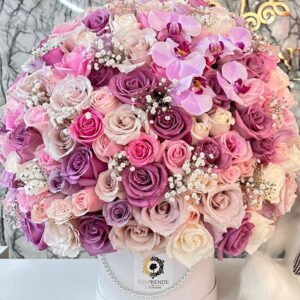 Toppe de Rosas Tonos Rosa