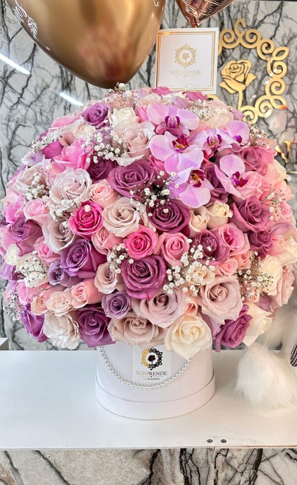 Toppe de Rosas Tonos Rosa
